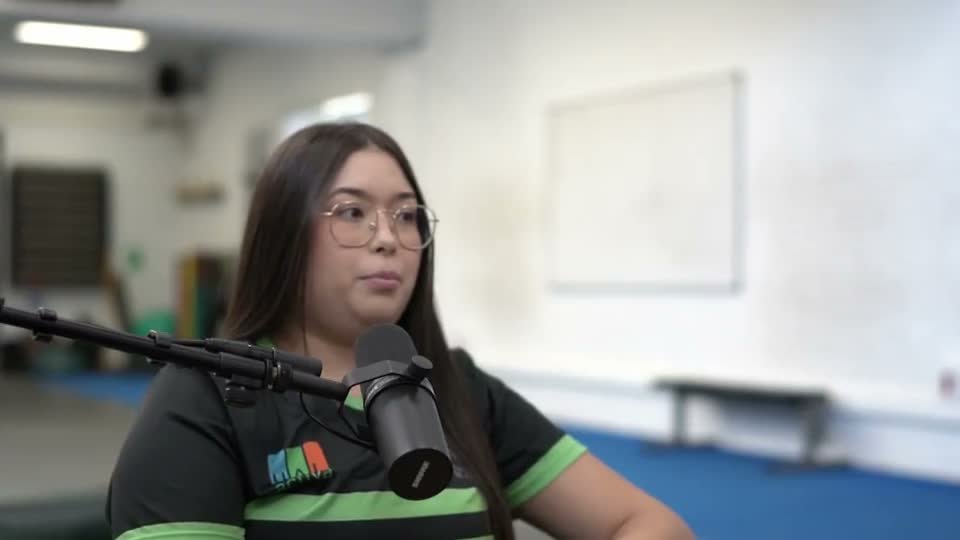 Fotograma de la entrevista de Belén